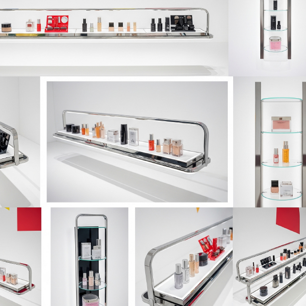 店頭での什器デザインイメージ風景