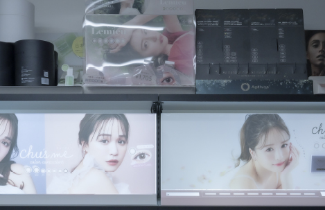 プロモーションを落とし込んだ店頭の什器イメージ